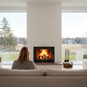 Kuumakindel klaas / Kaminaklaas